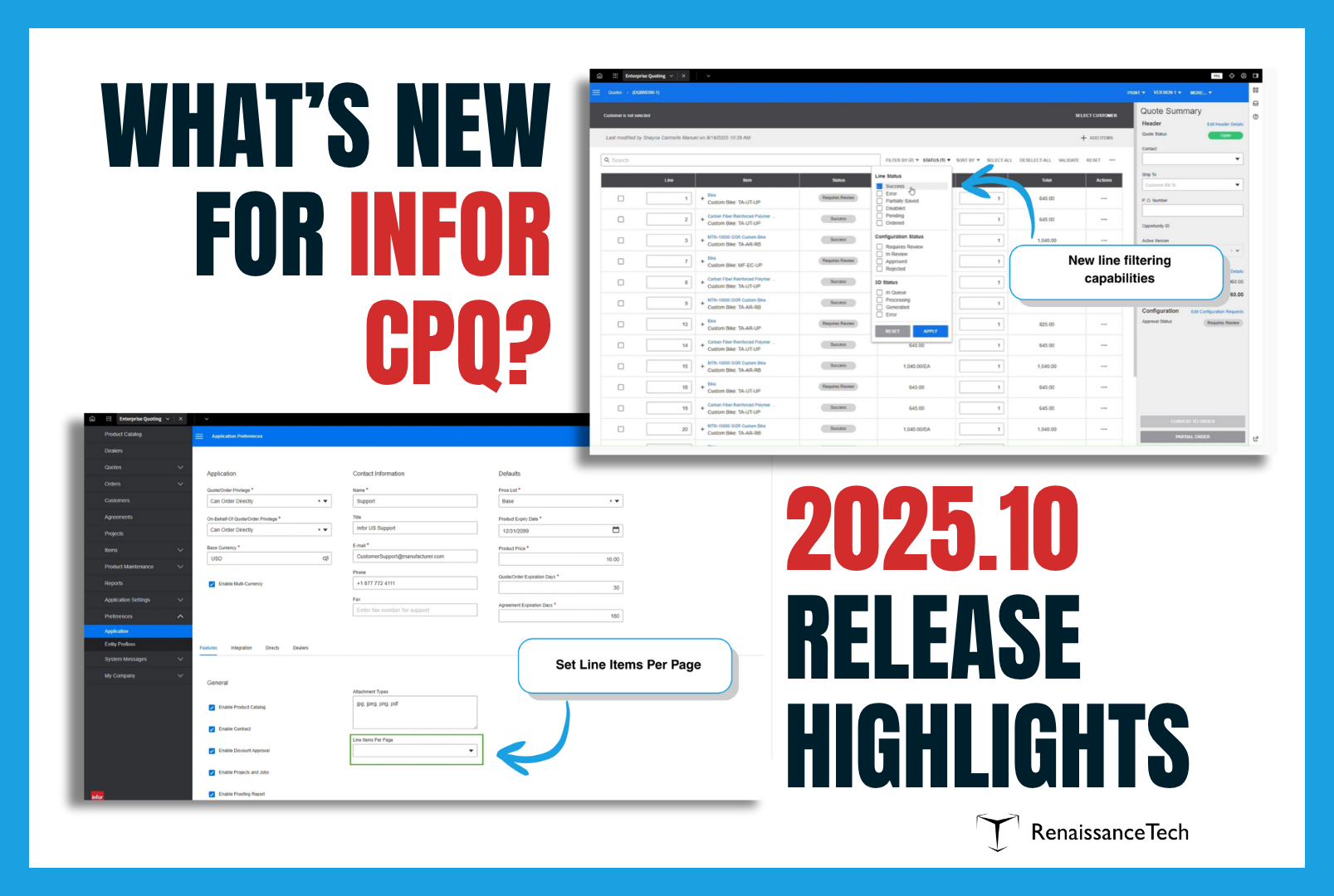 Infor CPQ 2025.10 Release: October Update Highlights