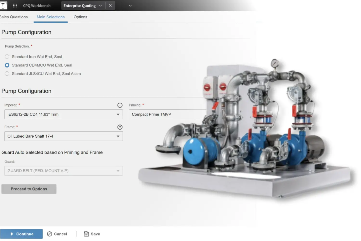pump configurator